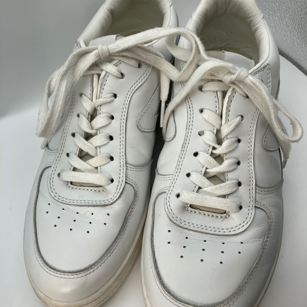 Rag & Bone New York Women's White Retro Court Leather Sneaker 39.5 Ortholite 9.5